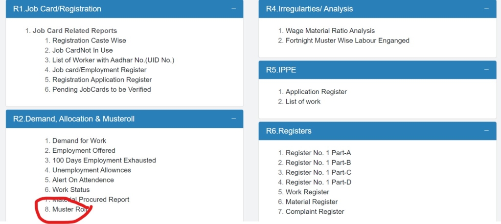 NREGA Job Card List1