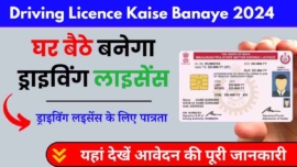 Driving Licence Kaise Banaye 2024, घर बैठे बनेगा ड्राइविंग लाइसेंस, आवेदन की पूरी जानकारी